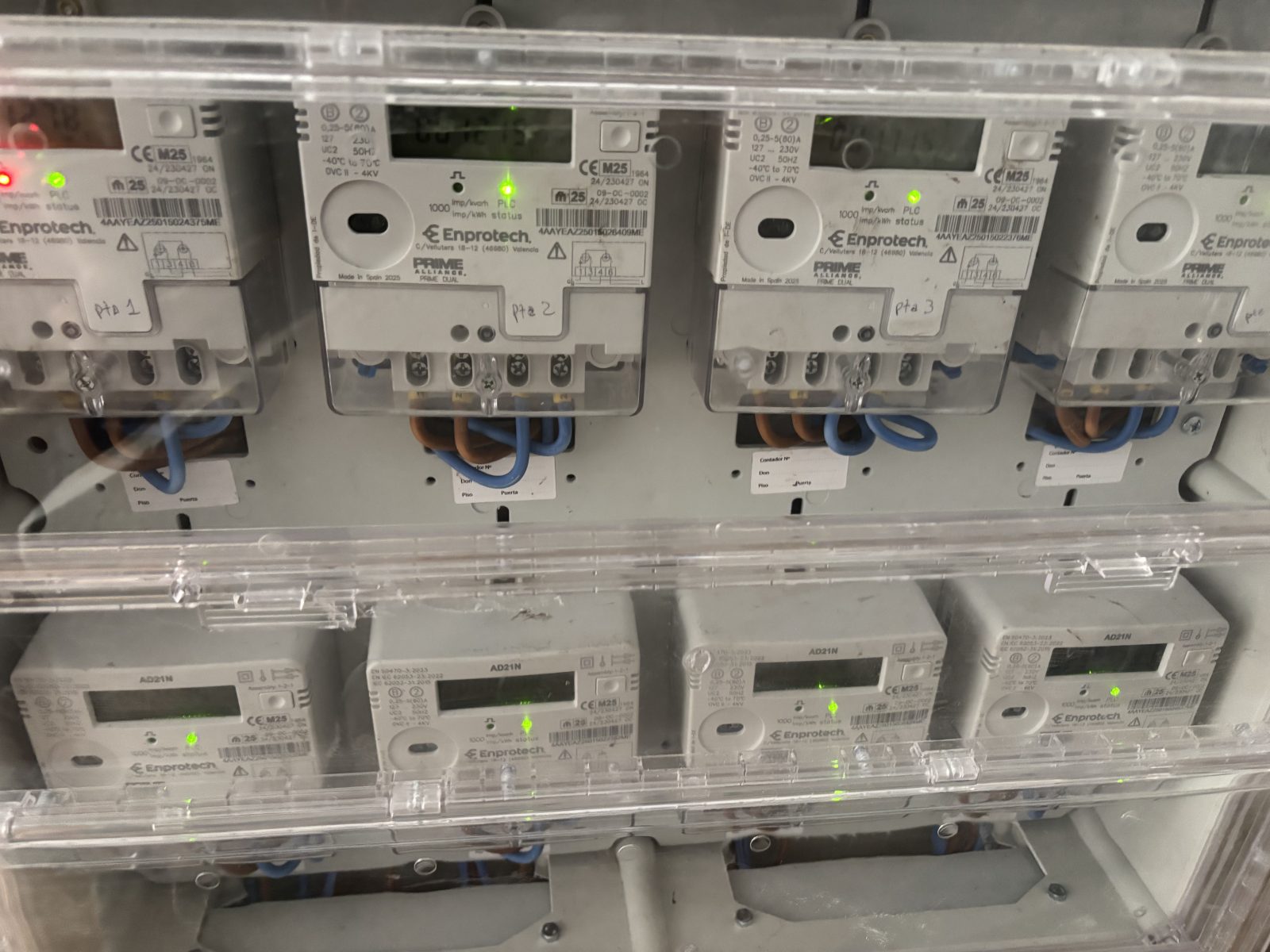 Sustitución de la centralización de contadores de un edificio en Aldaia — Aldaia
